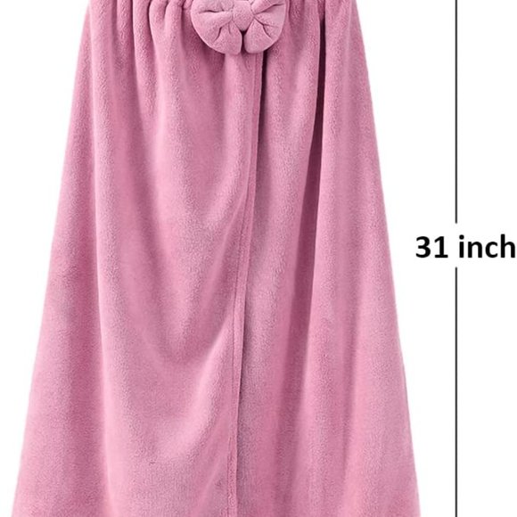 Luxury Microfiber Bath Towel Wrap(Pink) - Picture 7 of 16